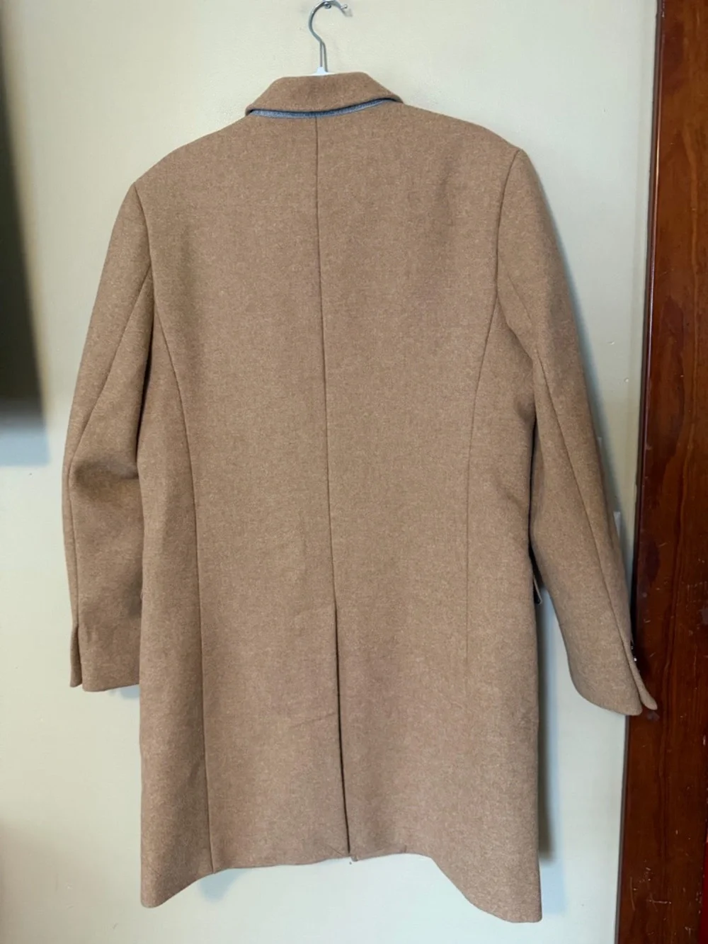 J. Crew Thompson Wool Top Coat in Camel Size 38 NEW